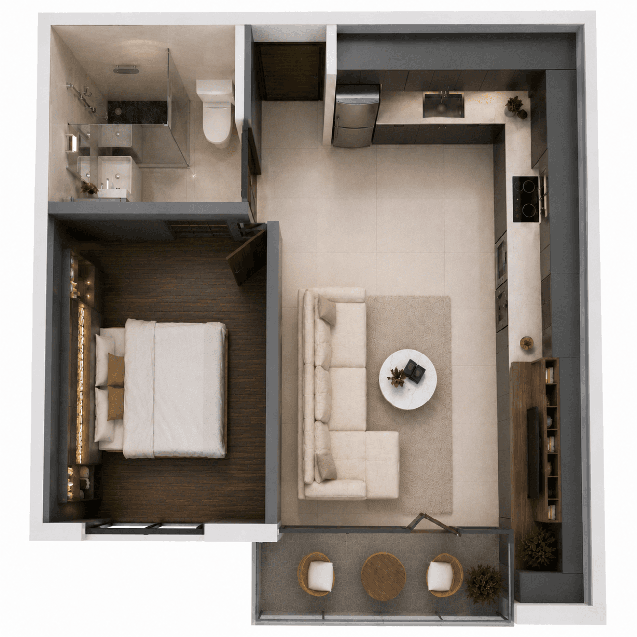 CityGateL204 · Cozy 1 BDR City Gate Kamala Beach