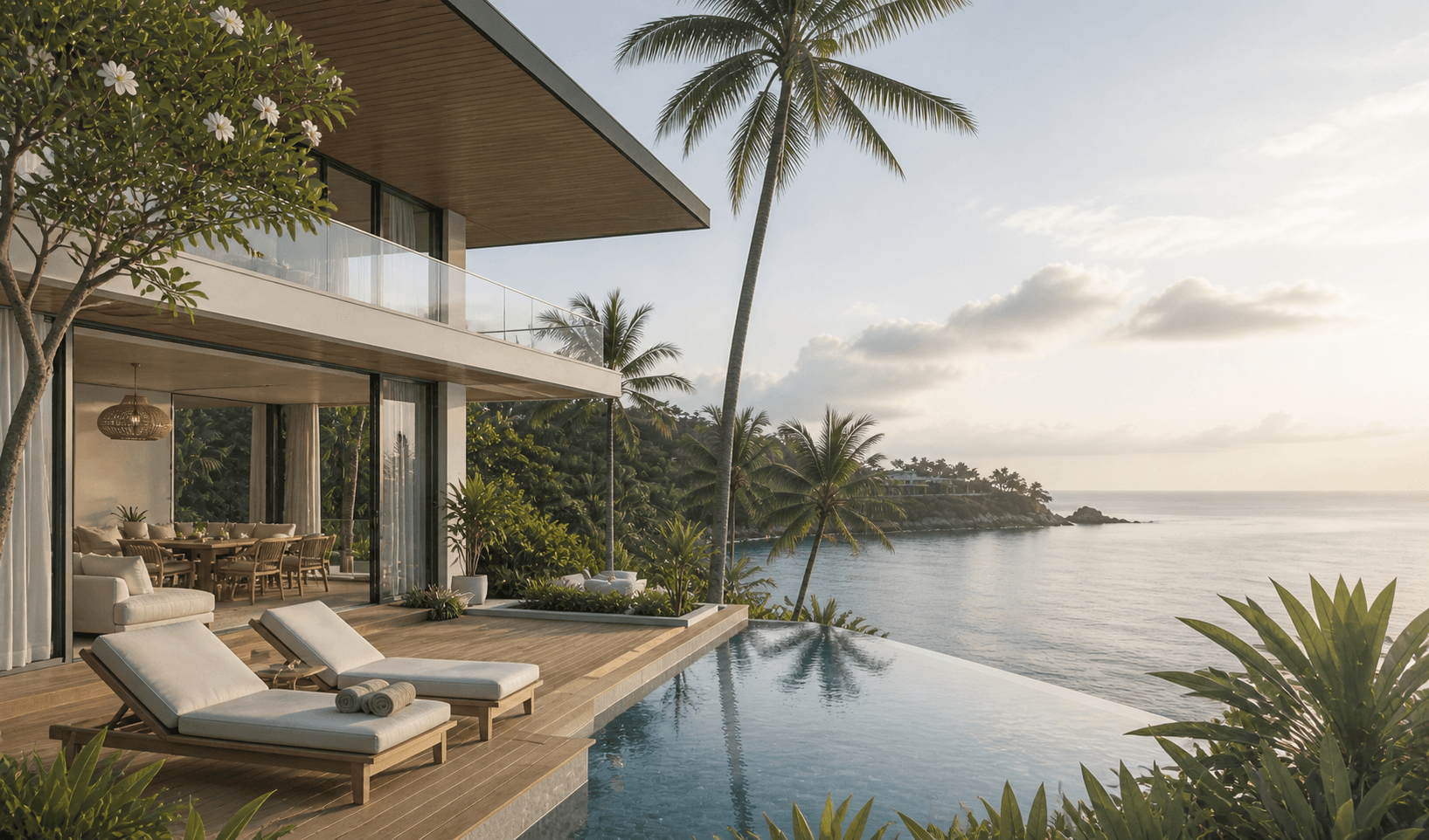 Villa infinity pool