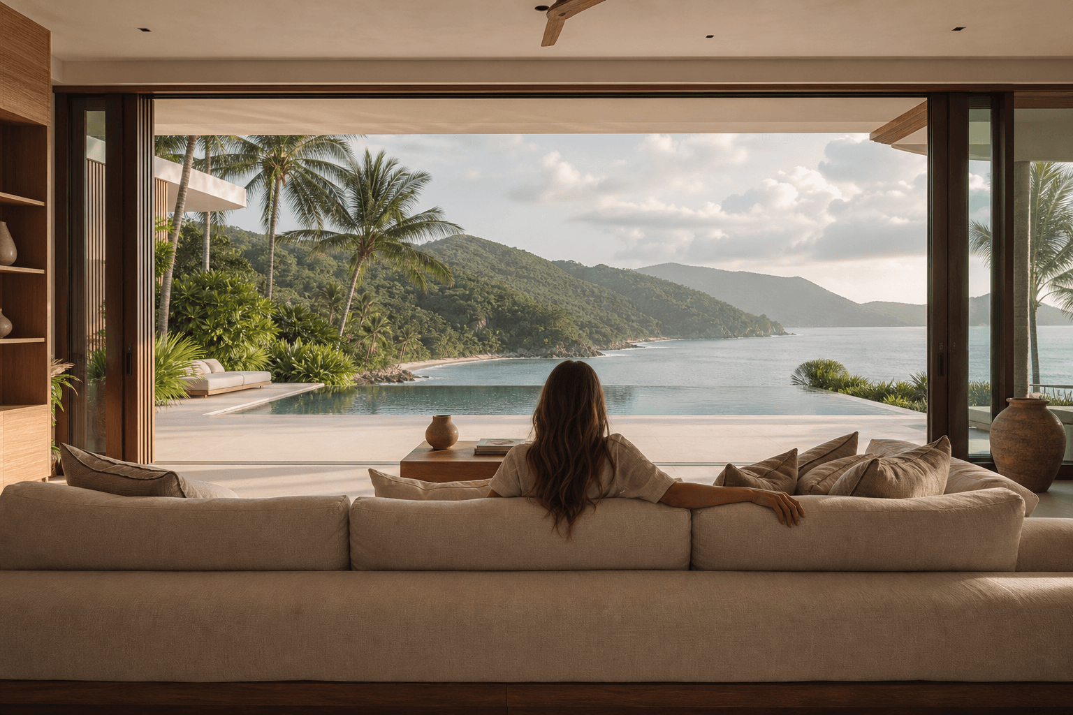 Villa living area